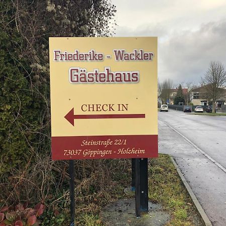 Friederike Wackler Gaestehaus Göppingen Zewnętrze zdjęcie