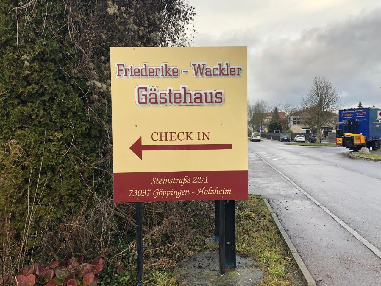 Friederike Wackler Gaestehaus Göppingen Zewnętrze zdjęcie